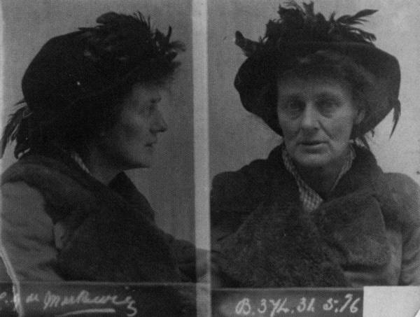 Lieutenant Markievicz after her arrest in 1916. Courtesy of University College Cork Multitext Project. 